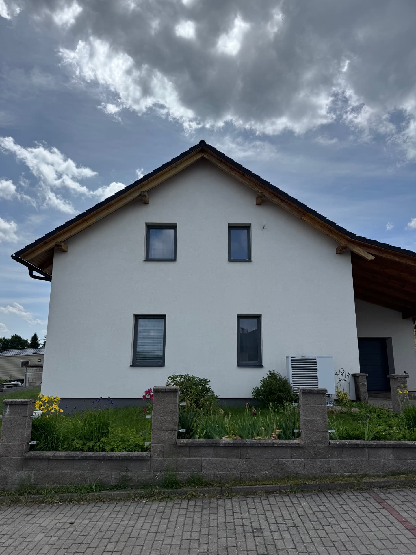 Hloubkové čištění fasády rodinného domu